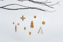 Weihnachtsschmuck Birkenrinde