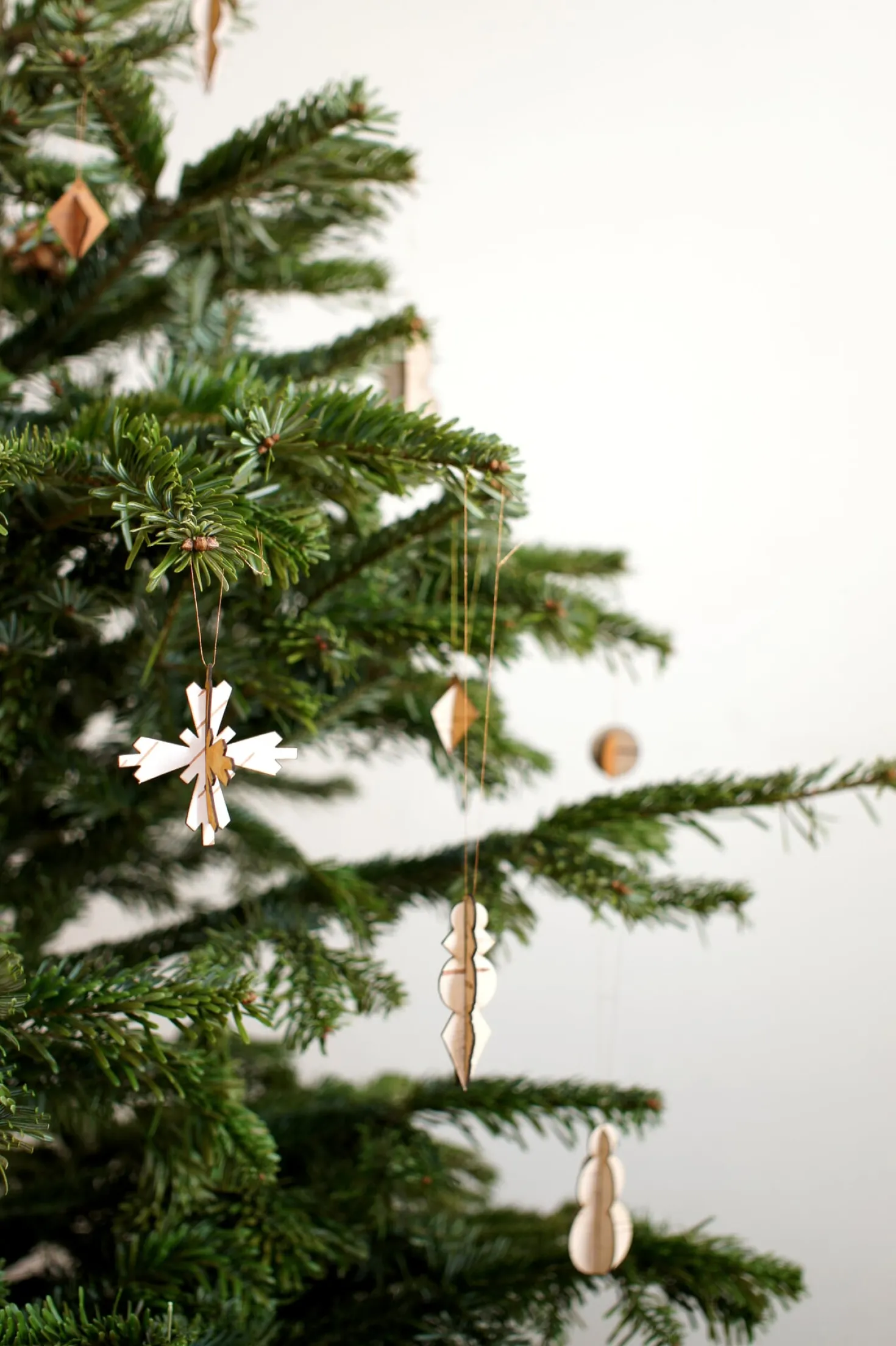 Weihnachtsschmuck Birkenrinde