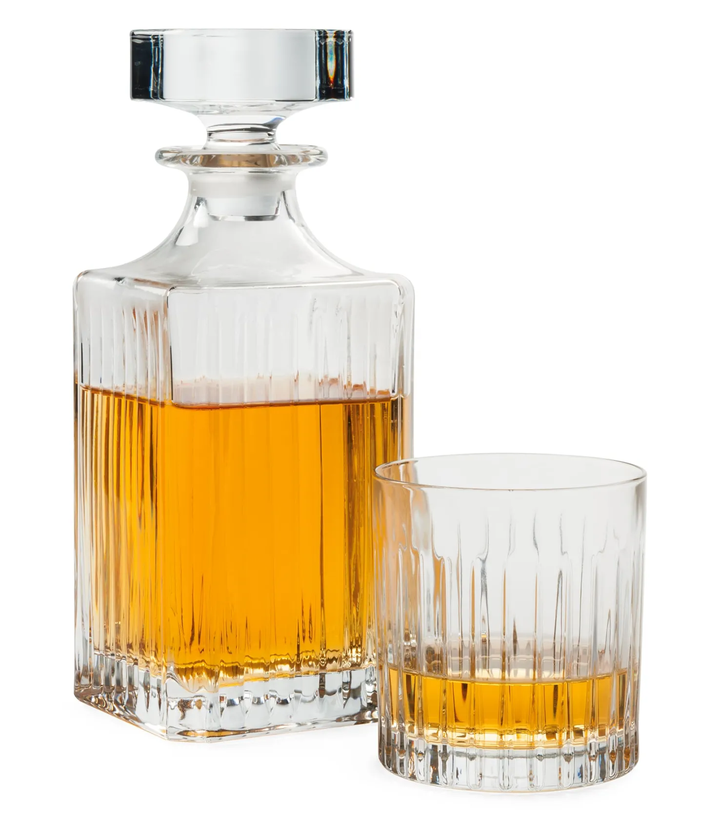 Whisky-Dekanter gerippt