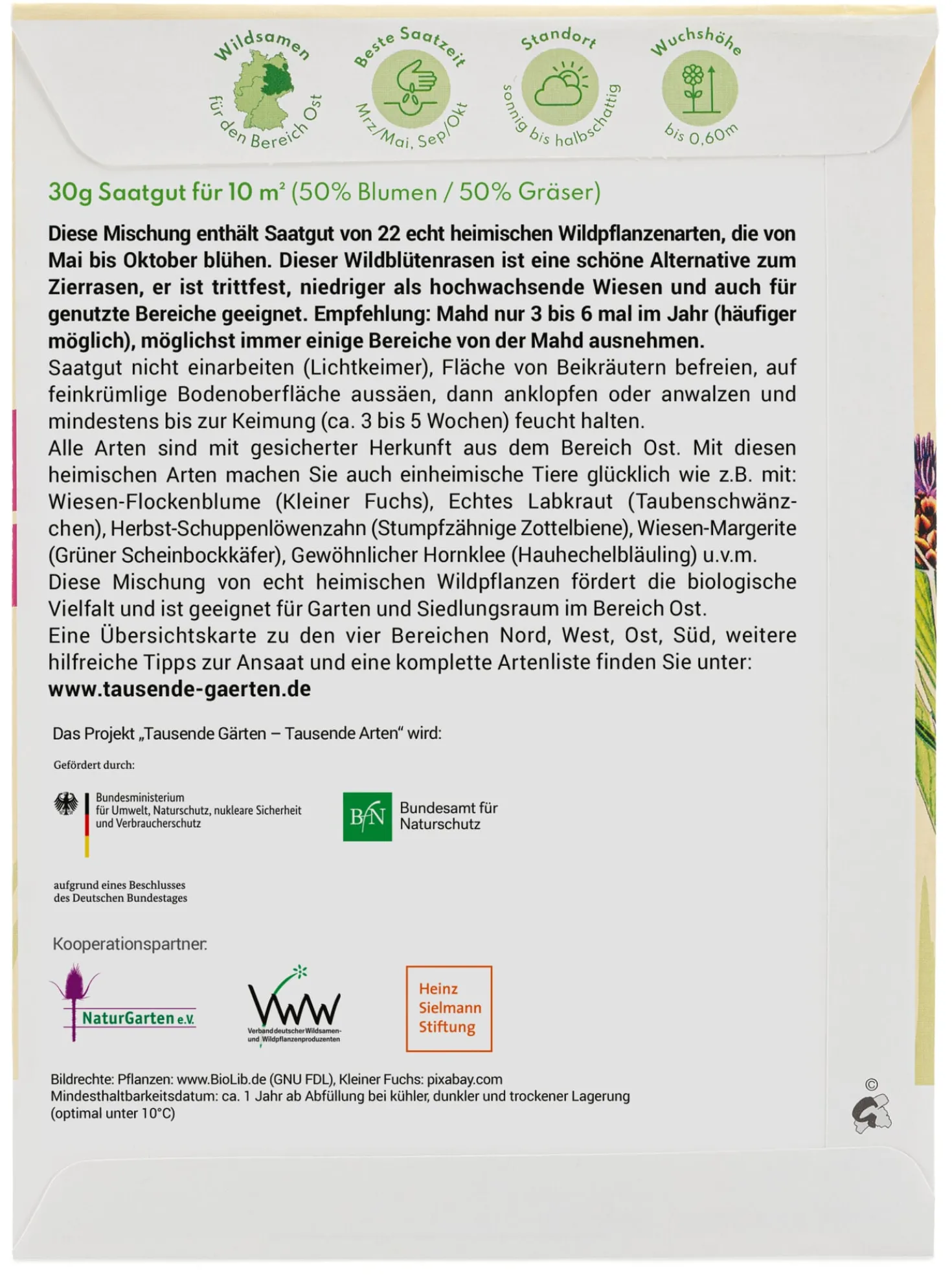 Wildblumenrasen gebietsheimisch
