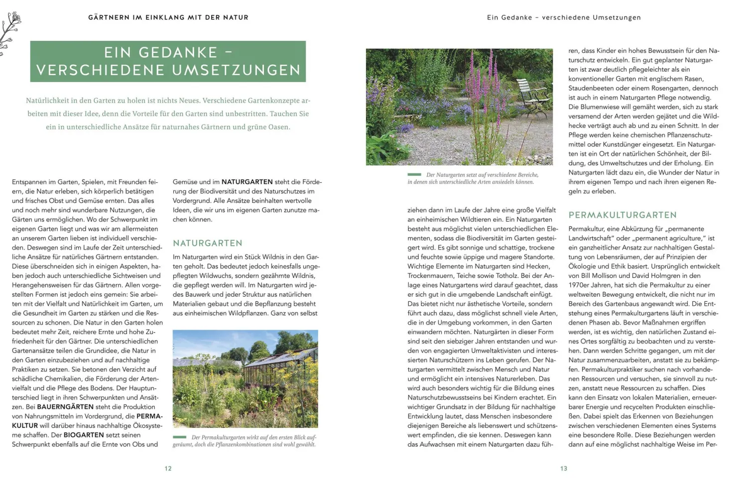 Wilde Ecken für jeden Garten