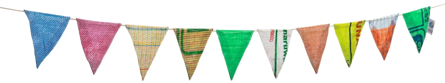 Wimpelkette Upcycling