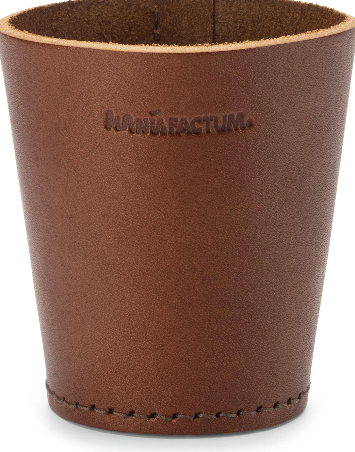 Würfelbecher Rindleder