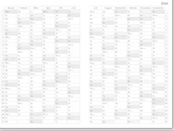 X47 Wochenkalender 2026