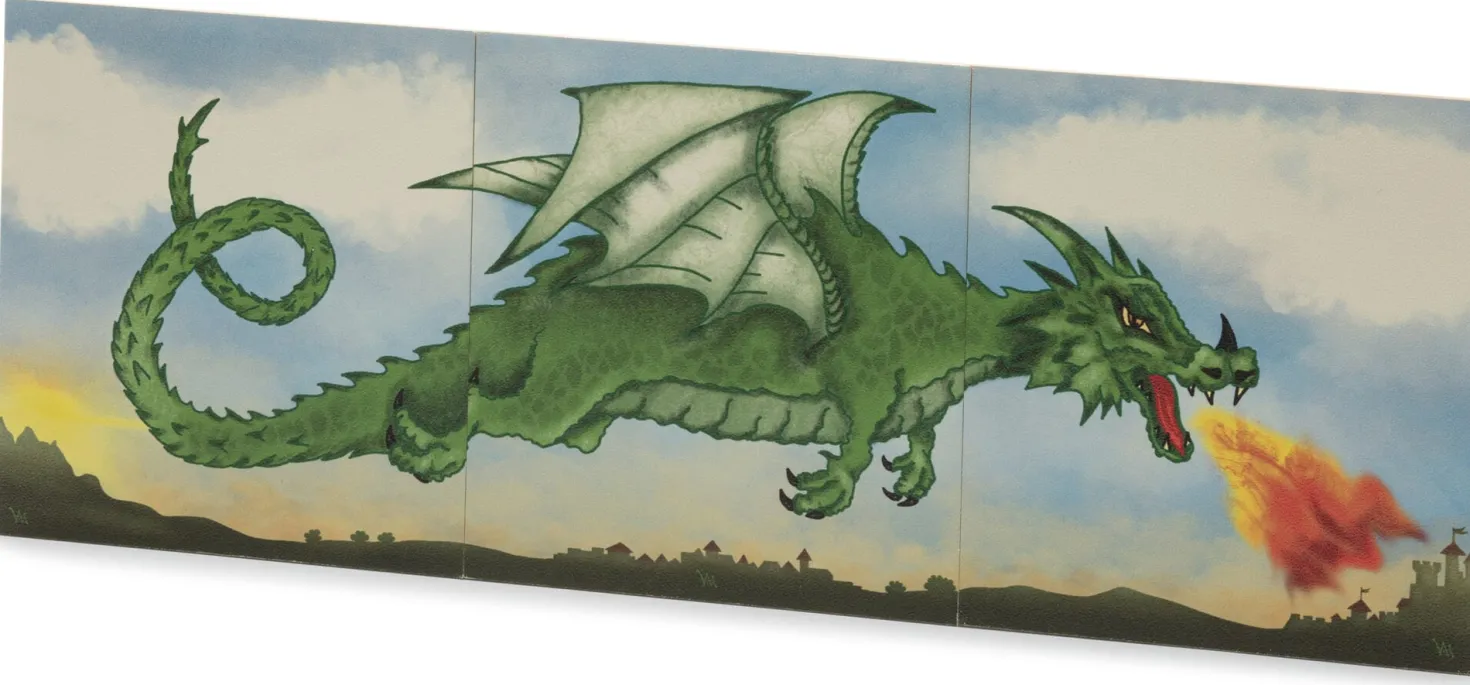 Zielscheibe Drache