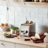 Zweischacht-Toaster Edelstahl