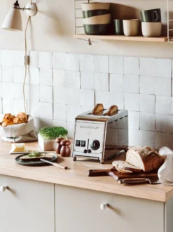 Zweischacht-Toaster Edelstahl